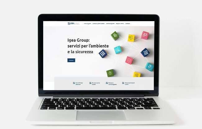 Igea Group - sito web realizzato da EngiMedia